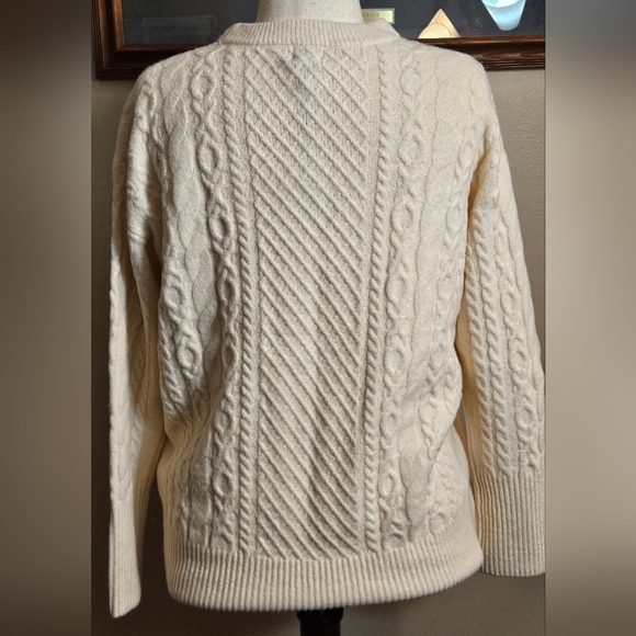 A New Day woman's long-sleeved cream sweater - Picture 6 of 8